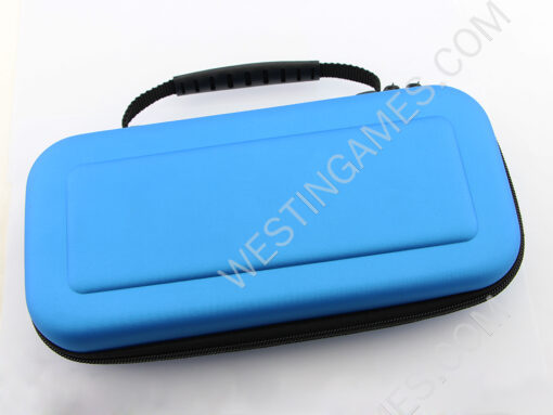 EVA Hard Carrying Case Pouch with Handle for Nintendo NS Switch - Blue - Image 2