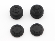 4-in-1 Silicone Thumbstick Joystick Higher Bouchon for NS Switch Joy-Con Controller - Black