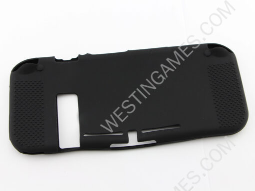 Full Protective Soft Silicone Rubber Skin Case Cover For Nintendo Switch Controller - Black - Image 2