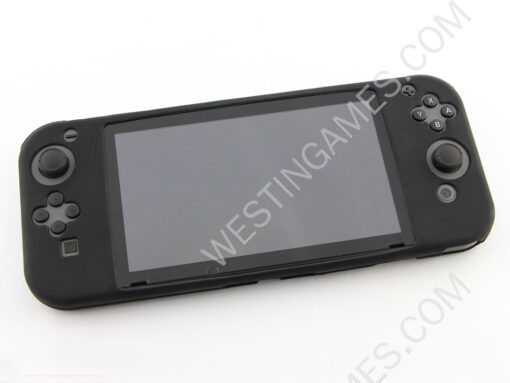 Full Protective Soft Silicone Rubber Skin Case Cover For Nintendo Switch Controller - Black - Image 4