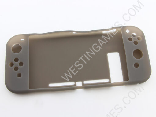 Full Protective Soft Silicone Rubber Skin Case Cover For Nintendo Switch Controller - Grey