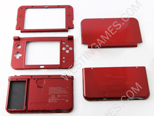 Original Housing Shell Case Replacement Part for NEW 3DS LL/XL - Red - Image 4