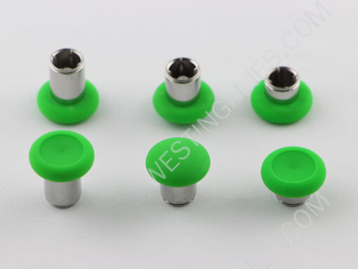 6Pcs Thumbstick Swap Analog Stick Grips Replacement for XBOX ONE Elite Controller - Green