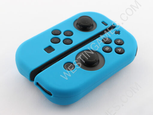 Protective Anti-Slip Soft Silicone Skin Case Set for NS Switch Joy-Con Controller - Blue - Image 6