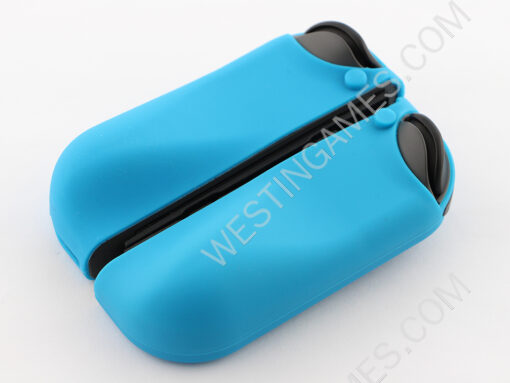 Protective Anti-Slip Soft Silicone Skin Case Set for NS Switch Joy-Con Controller - Blue - Image 7