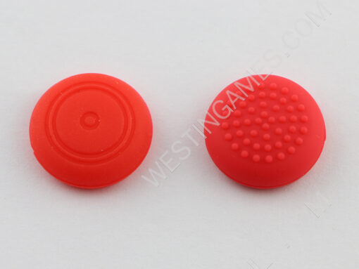 4-in-1 Silicone Thumbstick Joystick Higher Bouchon for NS Switch Joy-Con Controller - Red - Image 4
