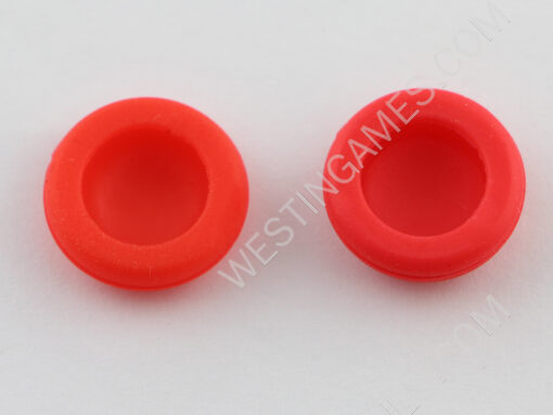 4-in-1 Silicone Thumbstick Joystick Higher Bouchon for NS Switch Joy-Con Controller - Red - Image 5