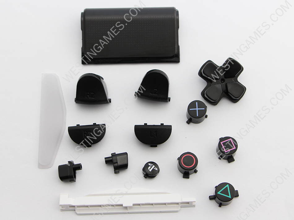 Complete Button Accessoires Set Replacement for PS4 Controller