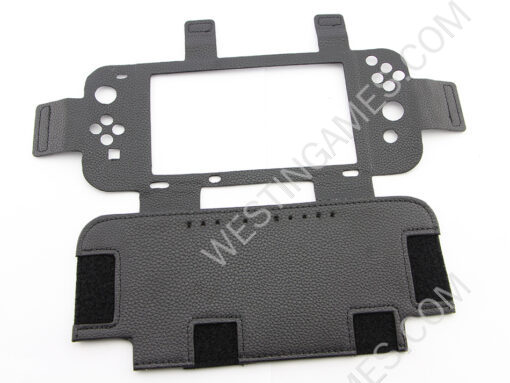 Fashion Leather Anti-slip Protective Cover Case For Nintendo Switch NX 6.2inch Console - Black - Image 3