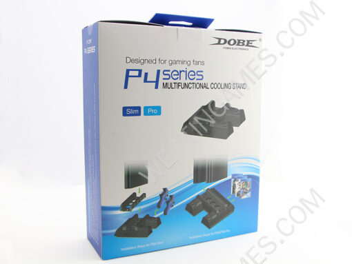 Multifunctional Cooling Stand with Cooler Discs Slot and Controller Charging Dock for PS4/Slim/PRO - Image 10
