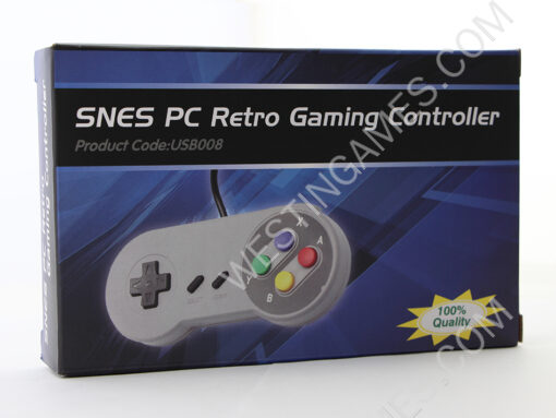 New Super Famicom SFC Snes Controller Gamepad with Packing for PC USB Windows Mac - Purple Button - Image 6
