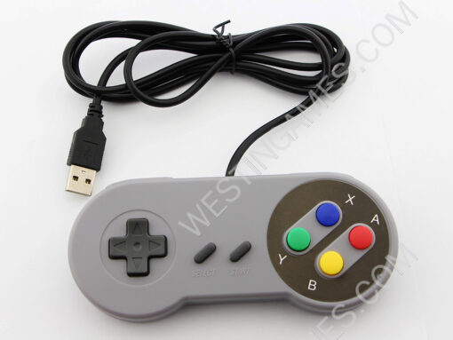 New Super Famicom SFC Snes Controller Gamepad with Packing for PC USB Windows Mac - Colorful Button - Image 2