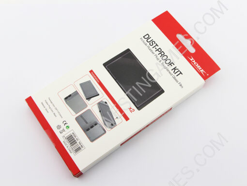 Professional Silicone Rubber Dust-proof Plug Kit and Tempered Glass Protector for NS Switch Conosle - Image 7