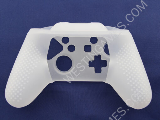 Protective Silicone Skin Case for NS Switch Pro Controller -  White (Nude Packs) - Image 2