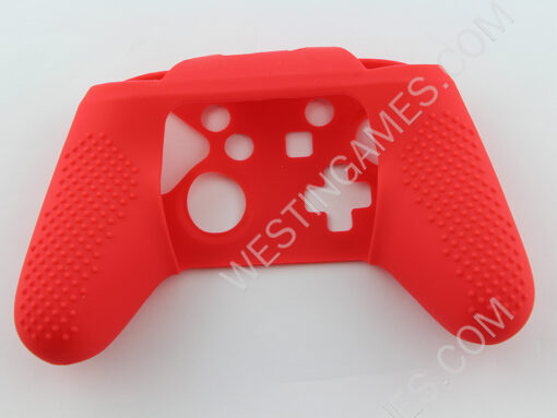 Protective Silicone Skin Case for NS Switch Pro Controller - Red (Nude Packs) - Image 2