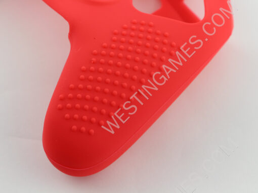 Protective Silicone Skin Case for NS Switch Pro Controller - Red (Nude Packs) - Image 3