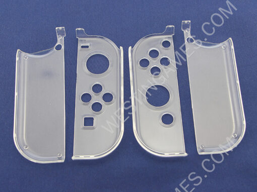 Crystal Clear Cover Case Left and Right for NS Switch Joy-con Controller - Image 3
