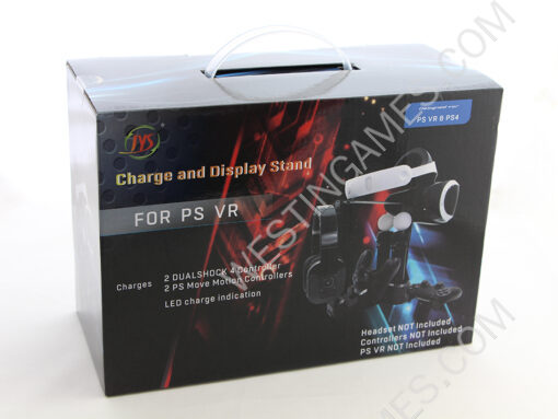 Multi-Function Dual Controller Charger with VR Display Holder Stand for PS4 and PSVR