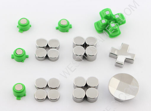 23Pcs Metal Swap D-Pad and ABXY Button Set for all PS4 Controller Custom Elite