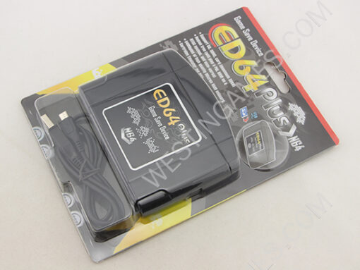 NEW ED64 Plus Game Save Device Game Cartridge Emulator for N64 (US/JP Enhanced version)