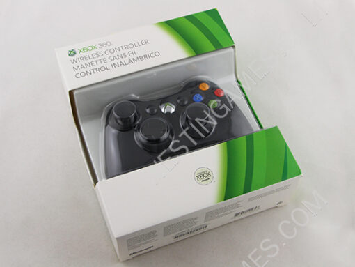 2.4Ghz Wireless Controller Jaypad with Packing for New Microsoft XBOX360 Slim - Black (OEM A+)