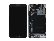 Full Original LCD Screen +Touch Digitizer w/ Frame/Button Assembly for Samsung Note 3 N9006 - Black