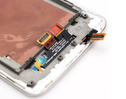 Orignal LCD Screen Display + Touch Digitizer Assembly with Frame for LG G2 D802 D805 - White 05