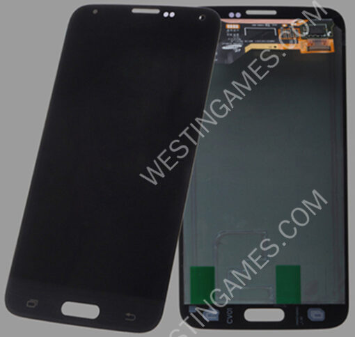 Original LCD Screen Display with Touch Digitizer Assembly for Samsung Galaxy S5 I9600 G9006V - Black - Image 2