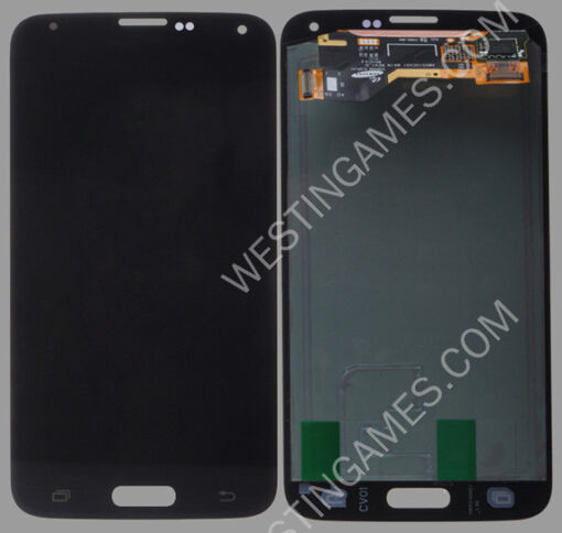 Original LCD Screen Display with Touch Digitizer Assembly for Samsung Galaxy S5 I9600 G9006V - Black - Image 3