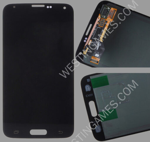 Original LCD Screen Display with Touch Digitizer Assembly for Samsung Galaxy S5 I9600 G9006V - Black - Image 5