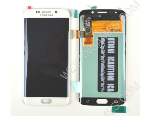 Original LCD Screen Display + Touch Digitizer Assembly for Samsung S6 Edge G9250 - White