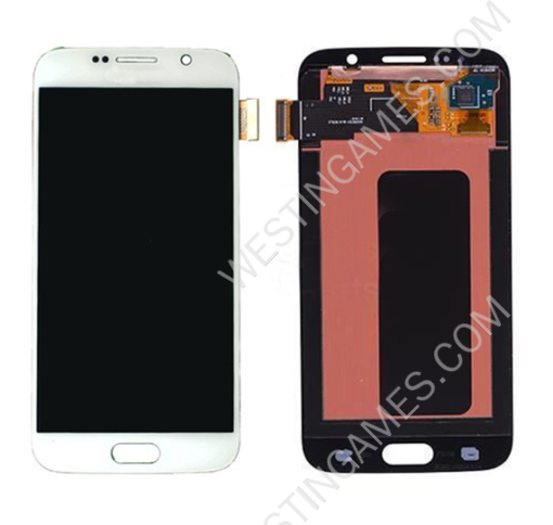 Original LCD Screen Display + Touch Digitizer Assembly for Samsung Galaxy S6 G9200 - White - Image 2