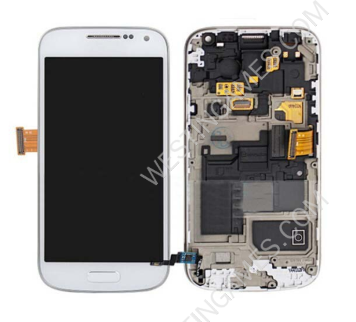 LCD Screen Display with Touch Digitizer Assembly for Samsung S4 Mini I9190 i9195 - White