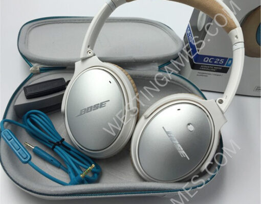 NEW Bose QuietComfort 25 Acoustic Noise Cancelling Over-Ear Headphones - White (A+ Grade) - Image 6