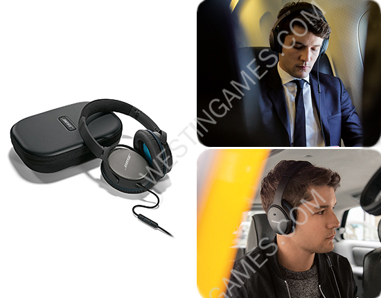 NEW Bose QuietComfort 25 Acoustic Noise Cancelling Over-Ear Headphones - Black (A+ Grade) 02