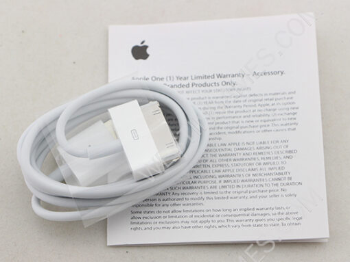 Original USB Charging Data Cable Cord with Packing for iPhone 4/4S - White - Image 3