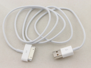 Original USB Charging Data Cable Cord with Packing for iPhone 4/4S - White 04
