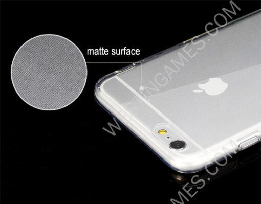 Transparent Crystal Soft TPU Case Cover Skin Matte Surface For iPhone 6 4.7” - 8 Colors