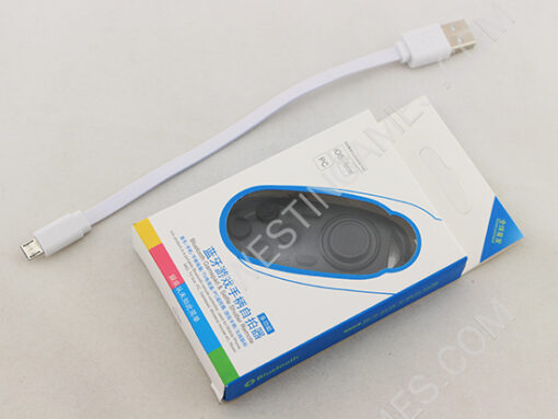 New Multifunctional Bluetooth Gamepad and Selfie Shutter Remote Self-Timer for Smartphone - Black