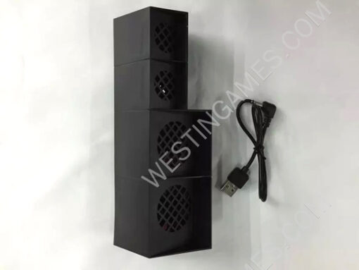 USB External Mini Cooling Fan with Switch Button for Playstation 4 PS4 - Image 2