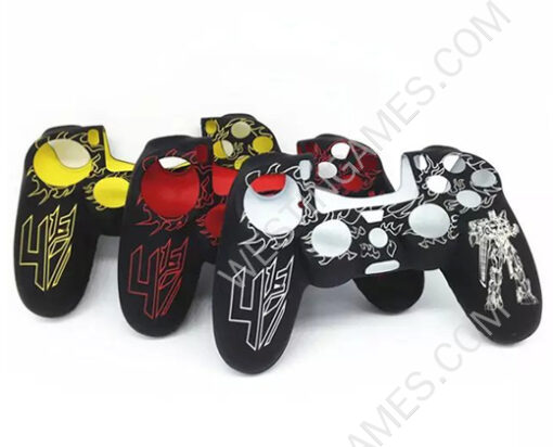 Protective Silicone Case with Transformers Pattern + TPU Cap for PS4 Dualshock 4 Controller 3 Colors - Image 3