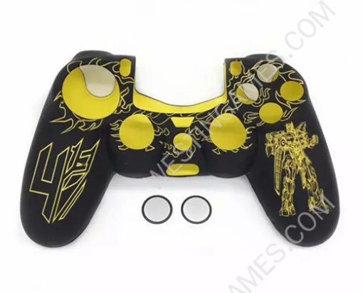 Protective Silicone Case with Transformers Pattern + TPU Cap for PS4 Dualshock 4 Controller 3 Colors - Image 5