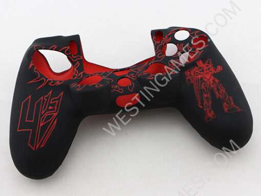 Protective Silicone Case with Transformers Pattern + TPU Cap for PS4 Dualshock 4 Controller 3 Colors - Image 7