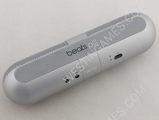 Mini Bluetooth Portable Speaker Wireless Audio System for Beats by Dr. Dre Beats Pill - Silver (A) - Image 2