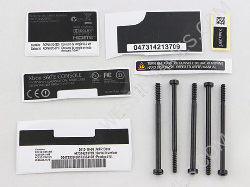 Complete Body Housing Shell Case Replacement for New XBOX360 E Slim - Black - Image 7