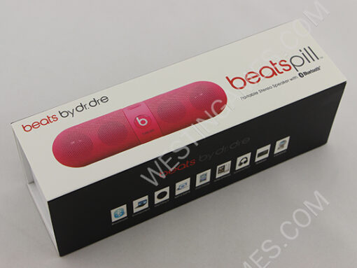 Mini Bluetooth Portable Speaker Wireless Audio System for Beats by Dr. Dre Beats Pill - Rose (A) - Image 7
