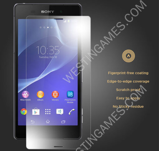 Tempered Glass Screen Protector Glass Film Protection Explosion screen 9H 0.33mm for  Sony Xperia Z3 - Image 3