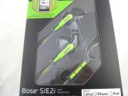 In-ear Sport Headphones with Mic and Voice Control fit iPhone iPod for Bose Sie2i Green-Black (A+) 02