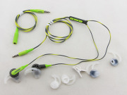 In-ear Sport Headphones with Mic and Voice Control fit iPhone iPod for Bose Sie2i Green-Black (A+) 05