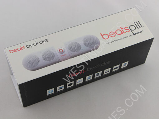 Mini Bluetooth Portable Speaker Wireless Audio System for Beats by Dr. Dre Beats Pill - White (A) - Image 7